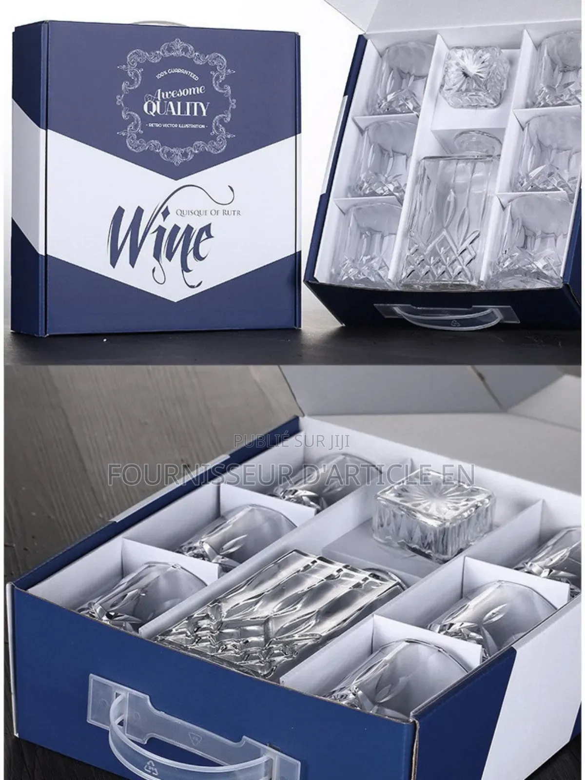 Coffret Verres À Whisky, Vendu Uniquement en Gros