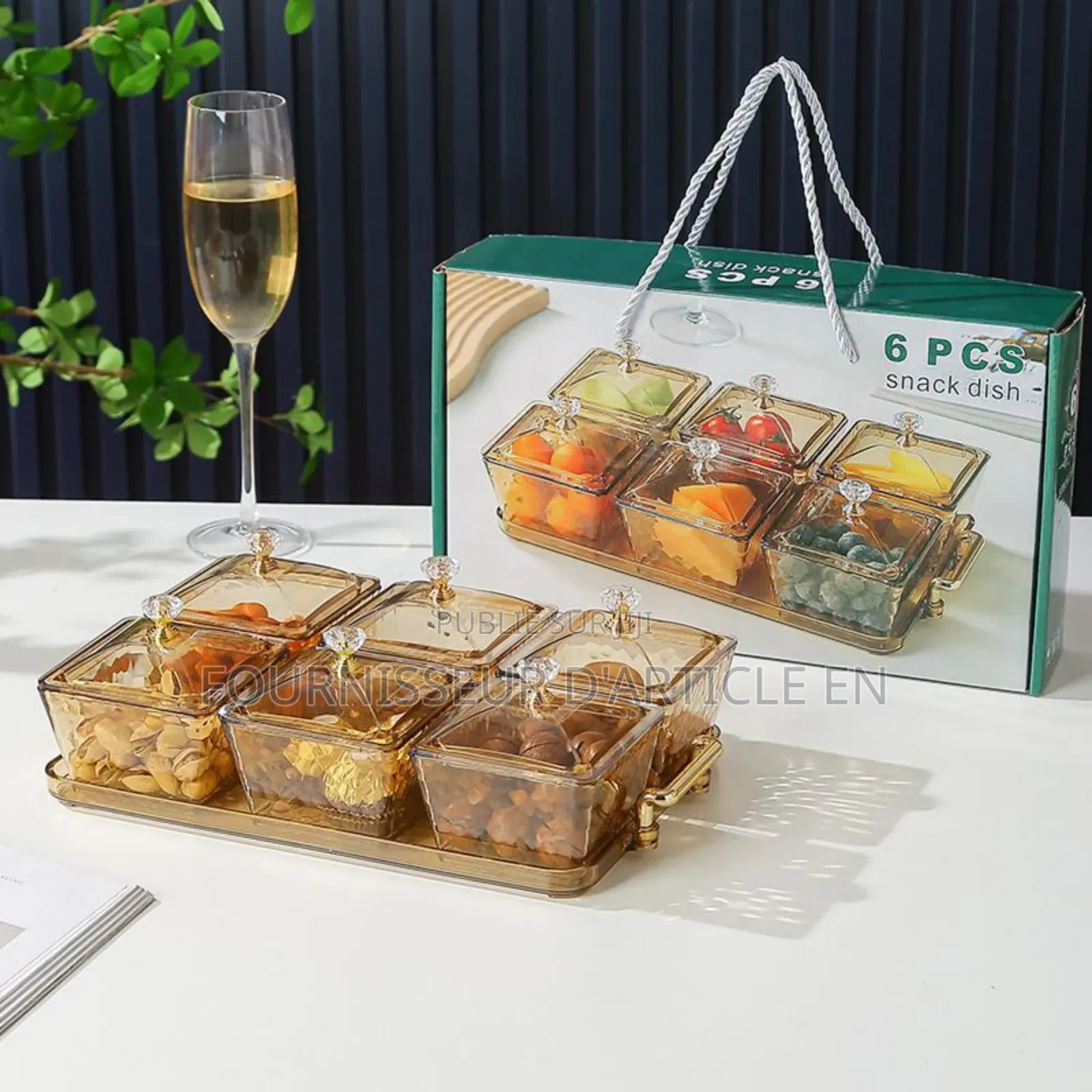 Coffret Plateau De Fruits Pour Le Salon