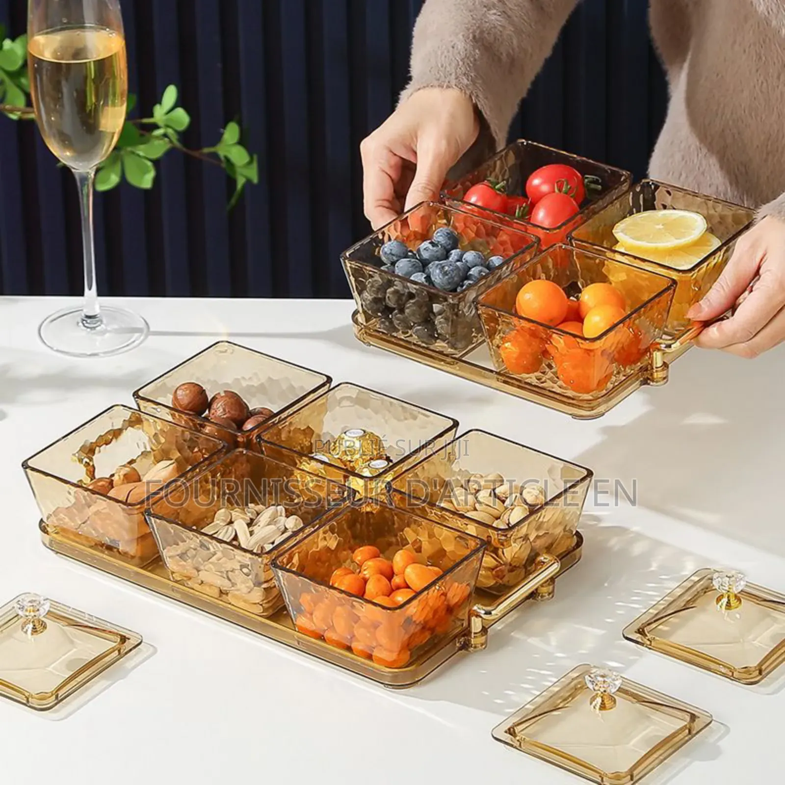 Coffret Plateau De Fruits Pour Le Salon