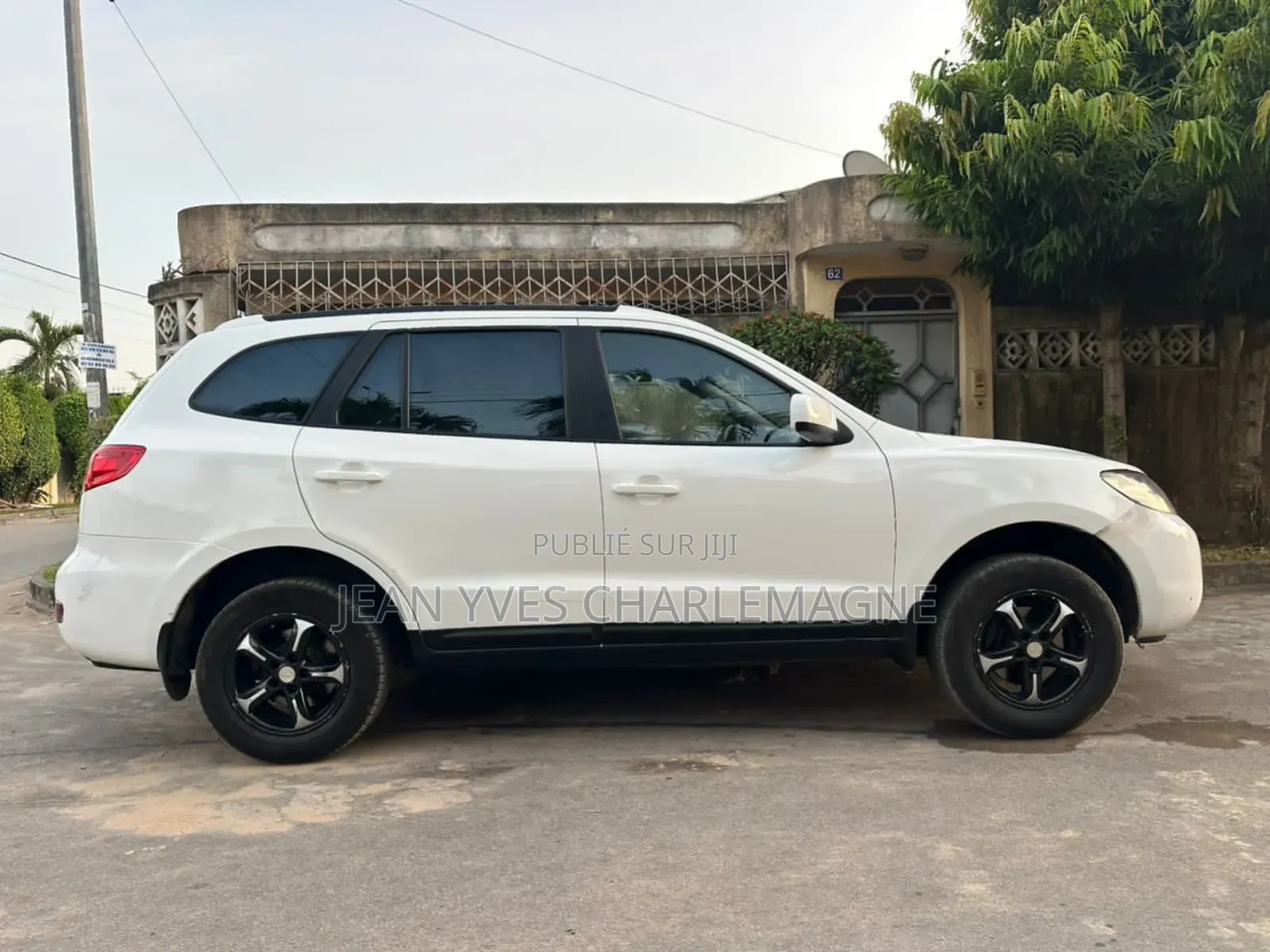 Hyundai Santa Fe 2008 Blanc