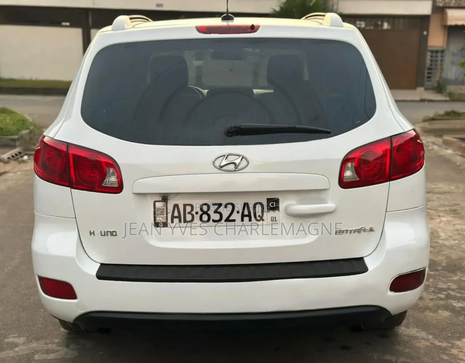 Hyundai Santa Fe 2008 Blanc