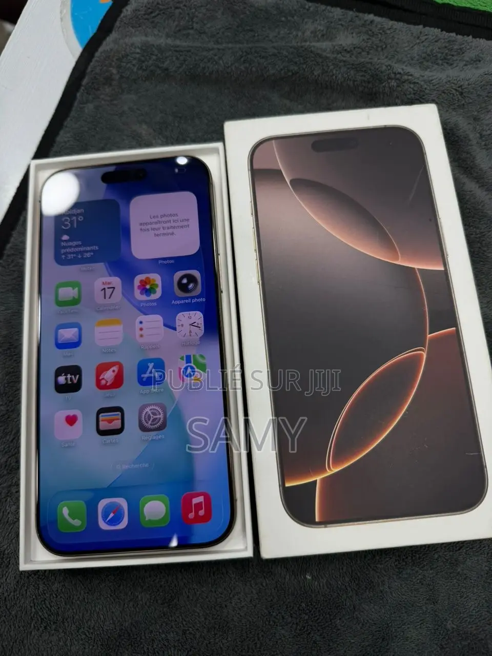 Nouveau Apple iPhone 16 Pro Max 256 GB Doré