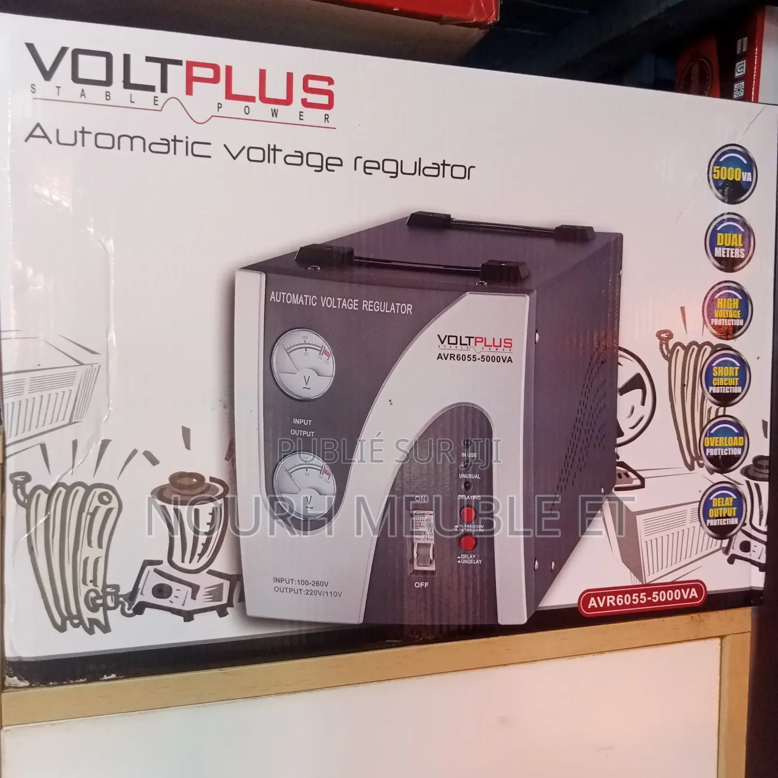 Stabilisateur Volt + 5000w