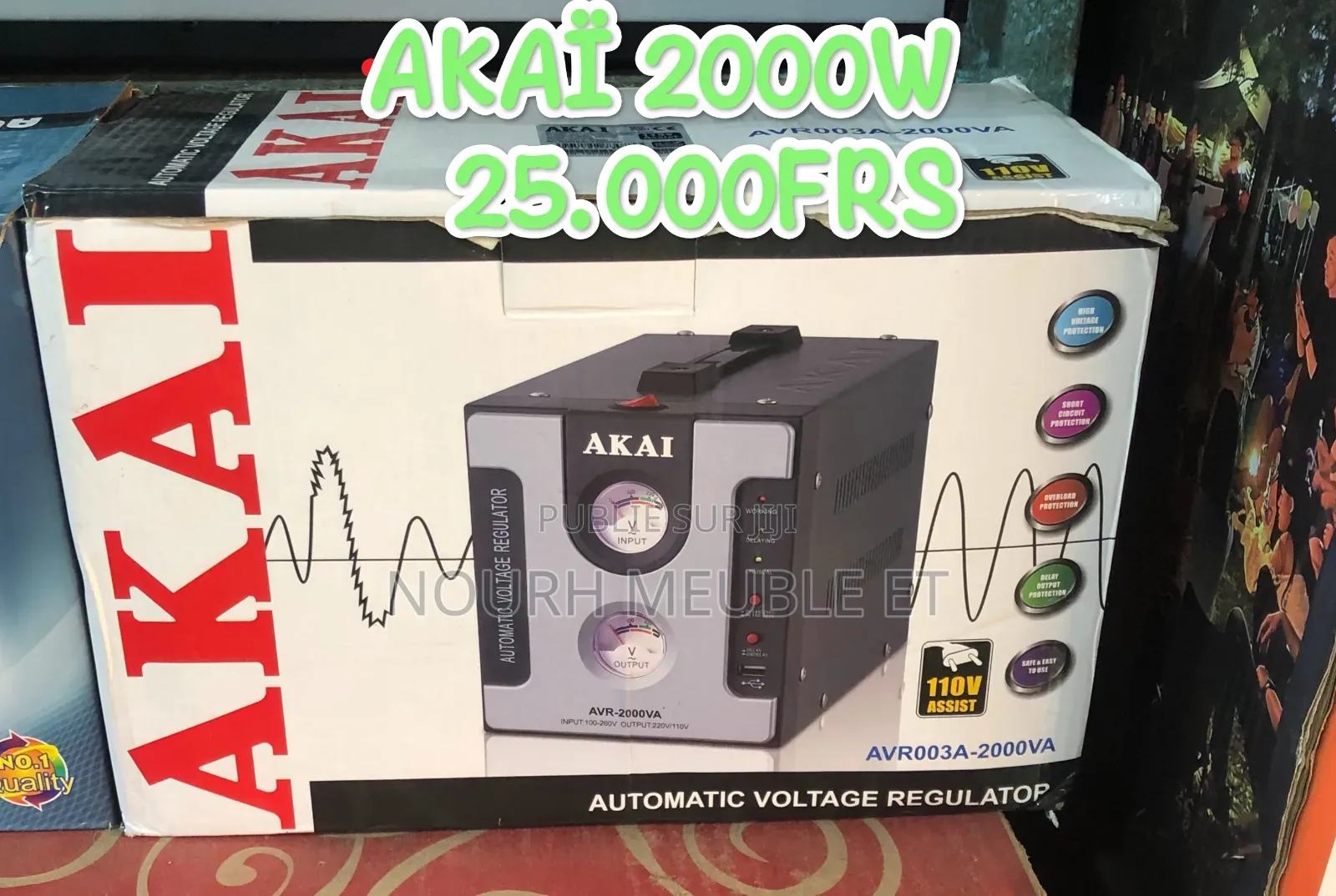 Stabilisateur Akaï 2000w