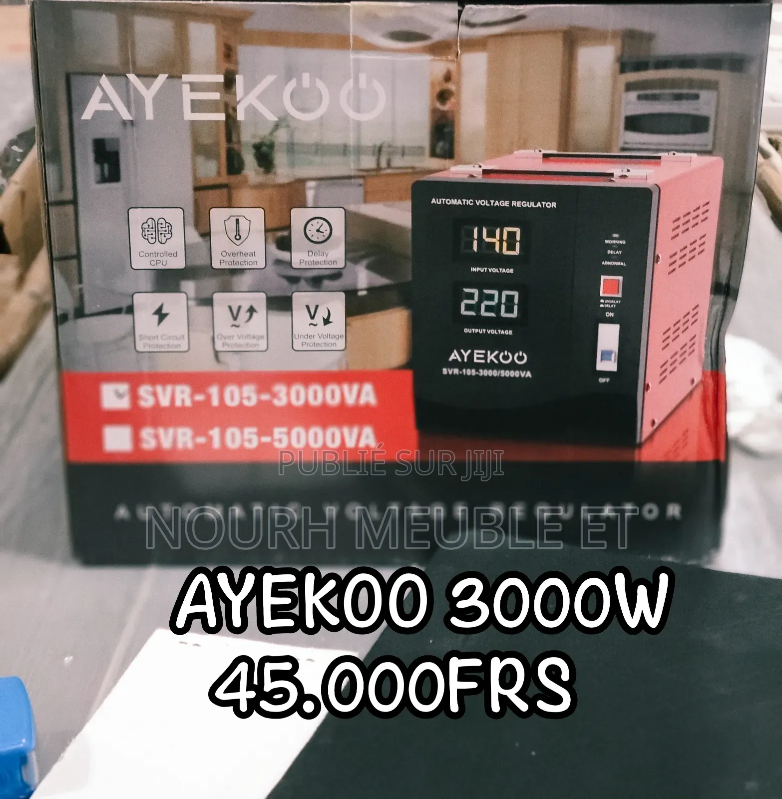 Stabilisateur Ayekoo 3000w