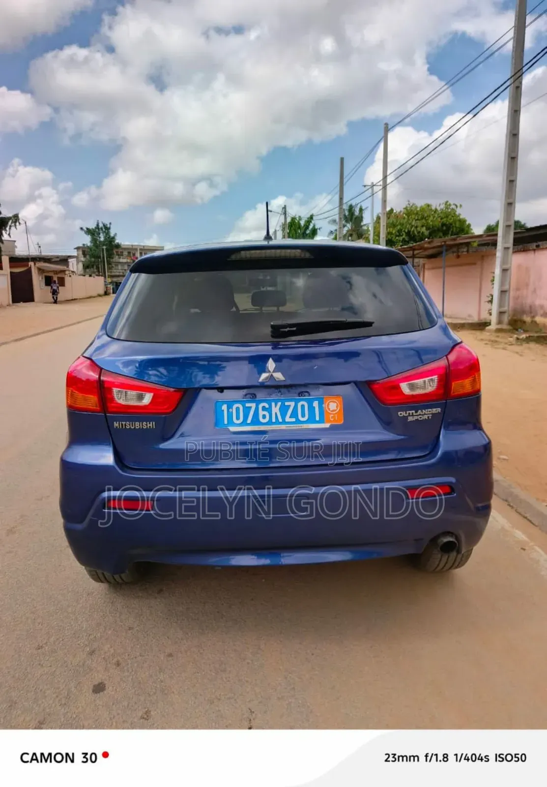 Mitsubishi Outlander Sport ES 2011 Bleu