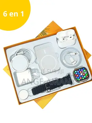 Pack X8 Smart Combo – Montre + Écouteurs + Chargeur Sans Fil