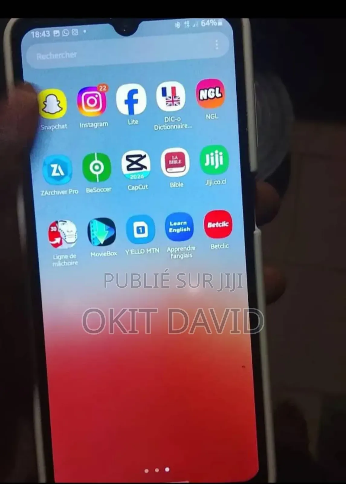 Nouveau Samsung Galaxy A12 128 GB Noir