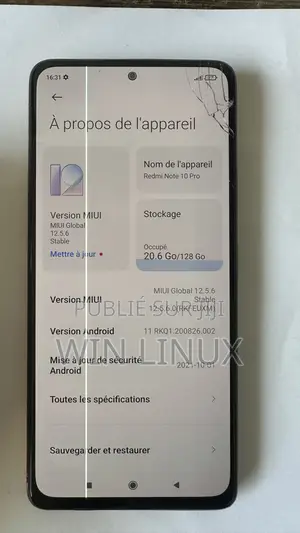 Xiaomi Mi Note 10 Pro 256 GB Or rose