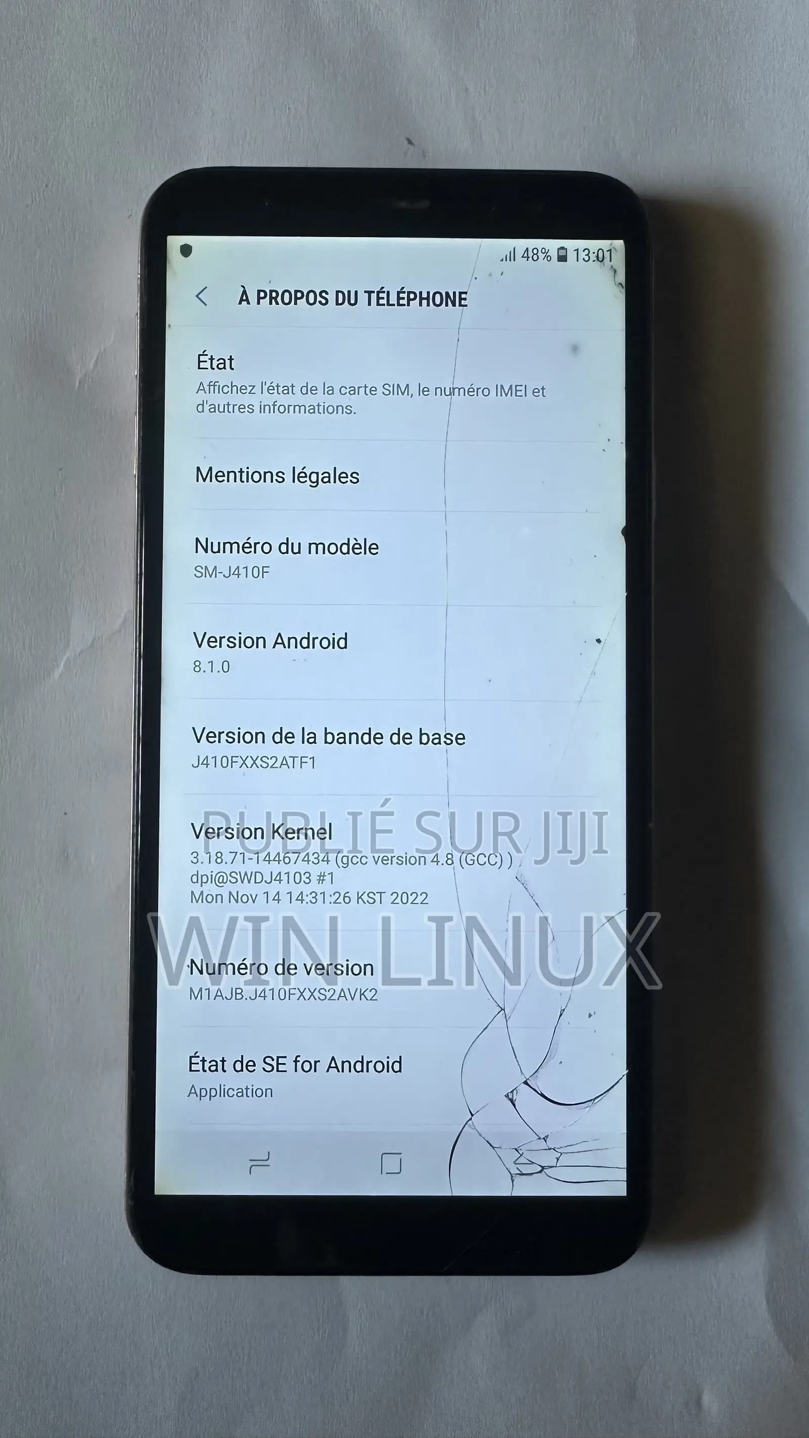 Samsung Galaxy J4 Core 16 GB Or rose