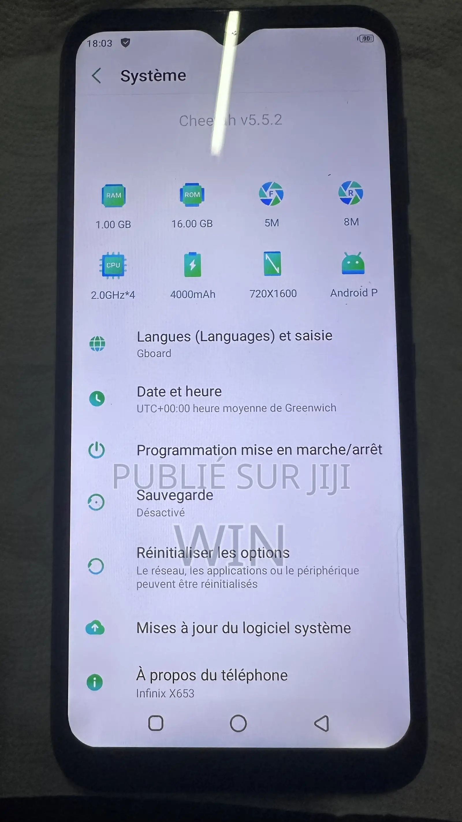 Infinix Smart 4 16 GB Vert