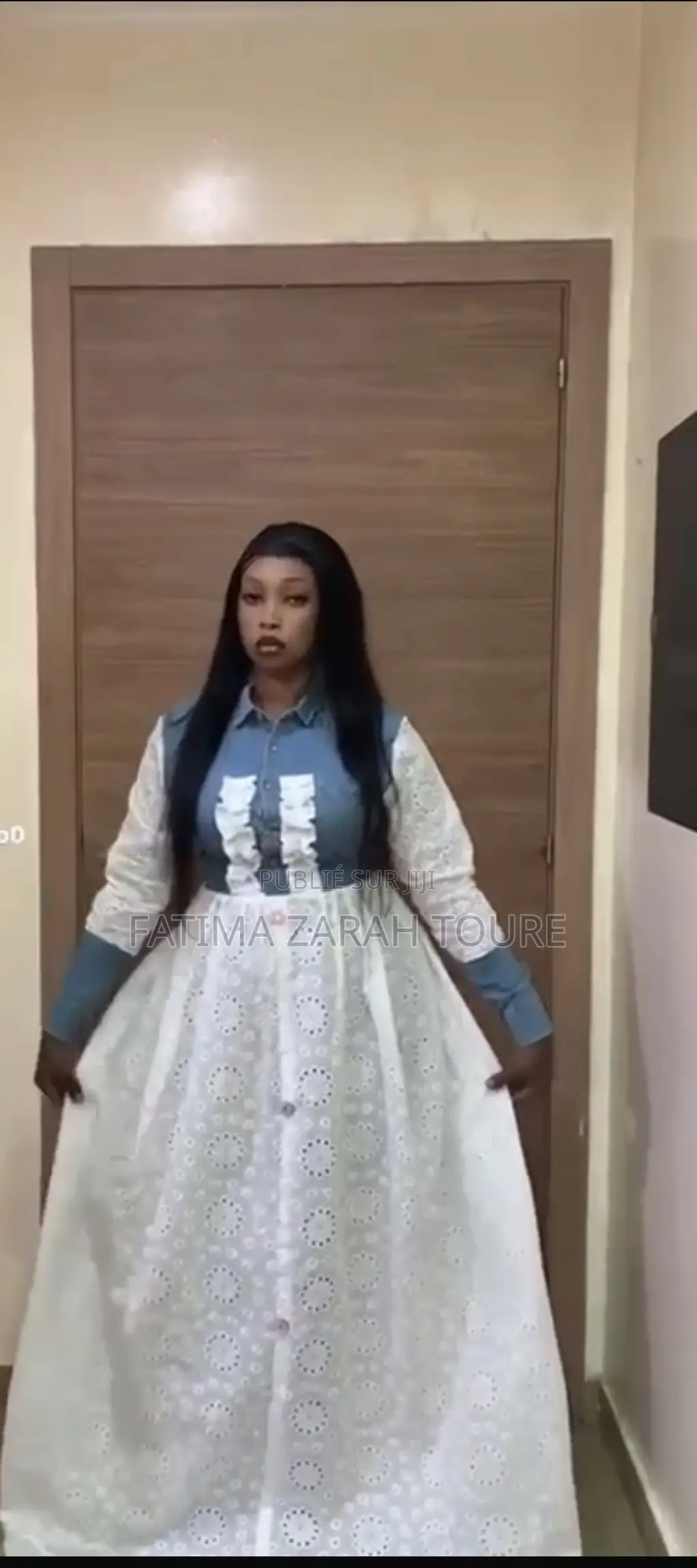 Robe Dentelle Sénégalaise