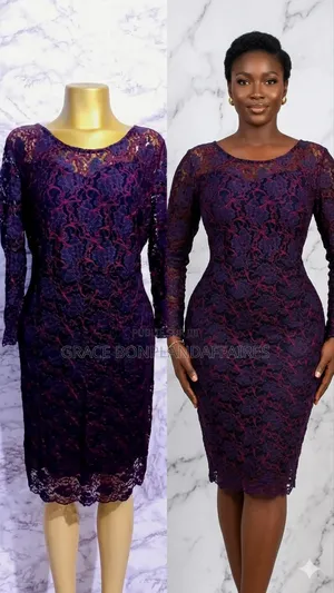 Robe en Dentelle Élégante Pour Femme. Solde : 1500fcfa