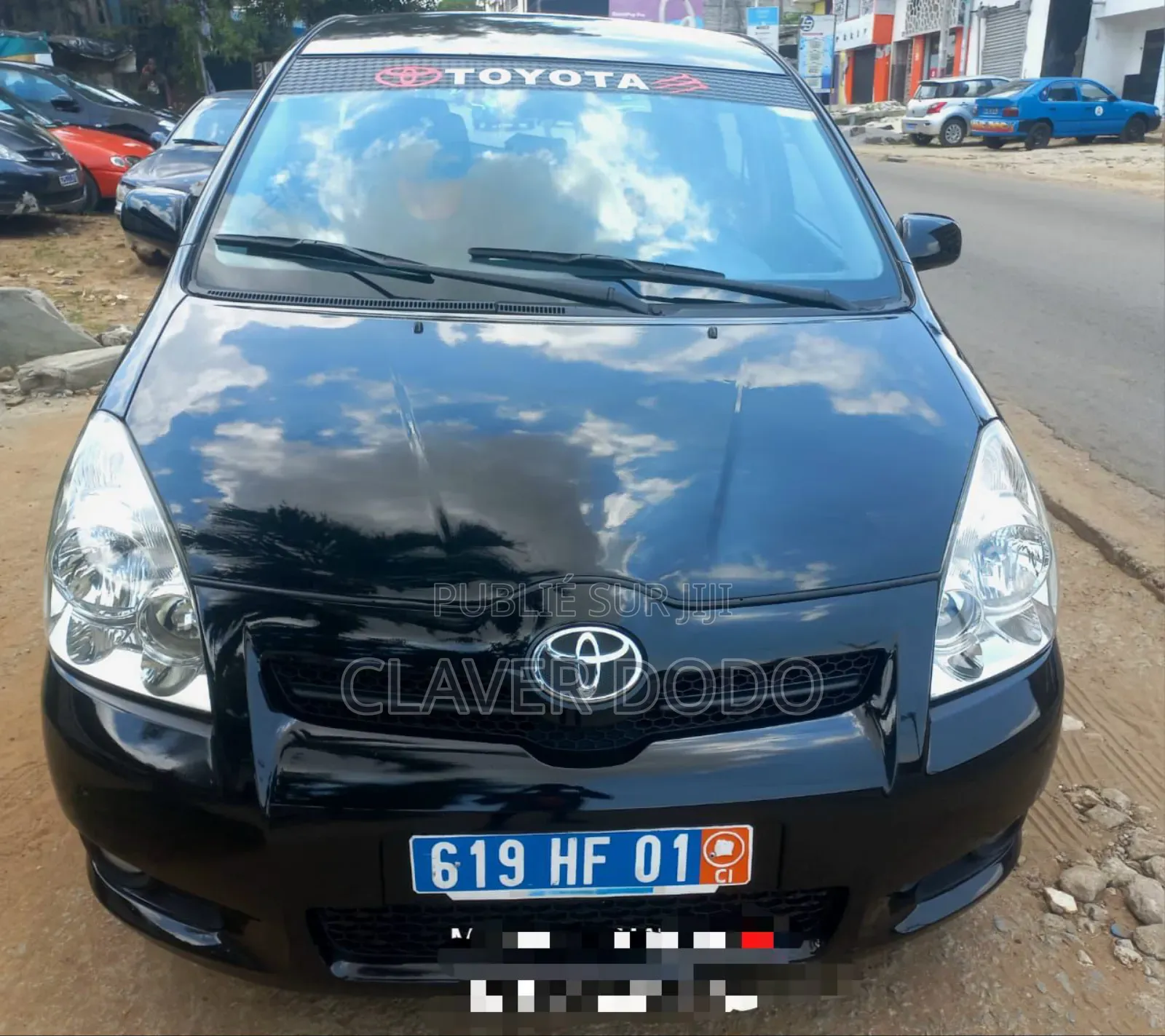 Toyota Verso 2009 Noir