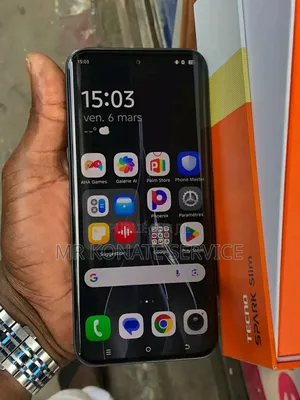 Nouveau Tecno Spark Slim 256 GB Noir