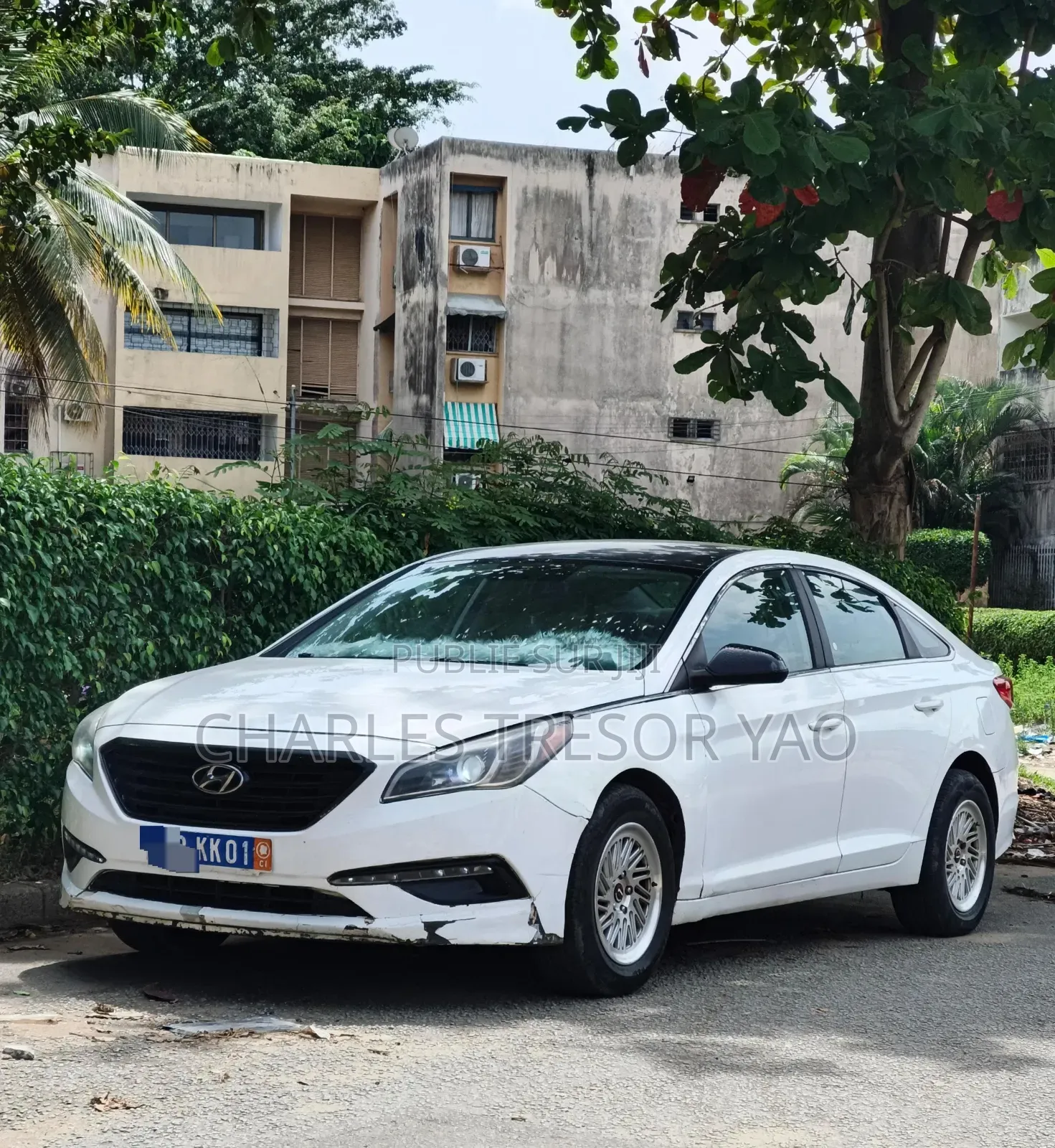 Hyundai Sonata 2017 Blanc