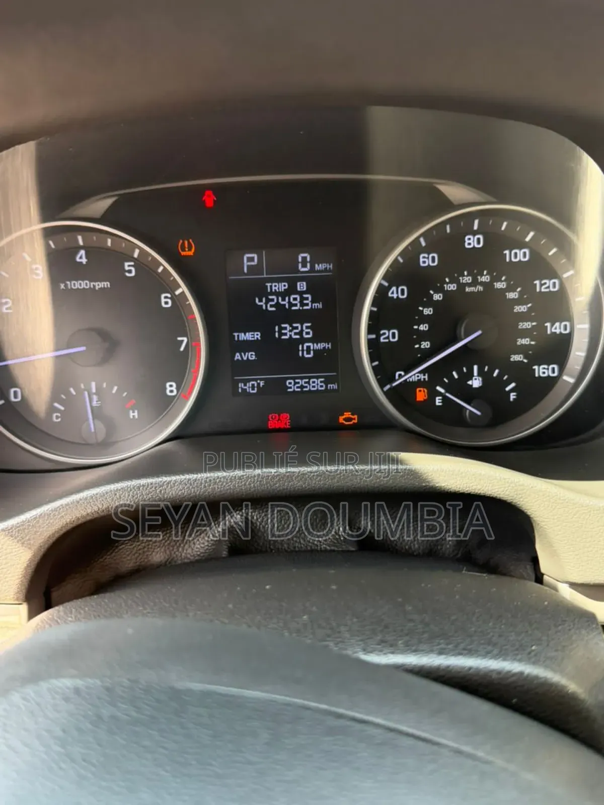 Hyundai Elantra 2017 Noir Mat