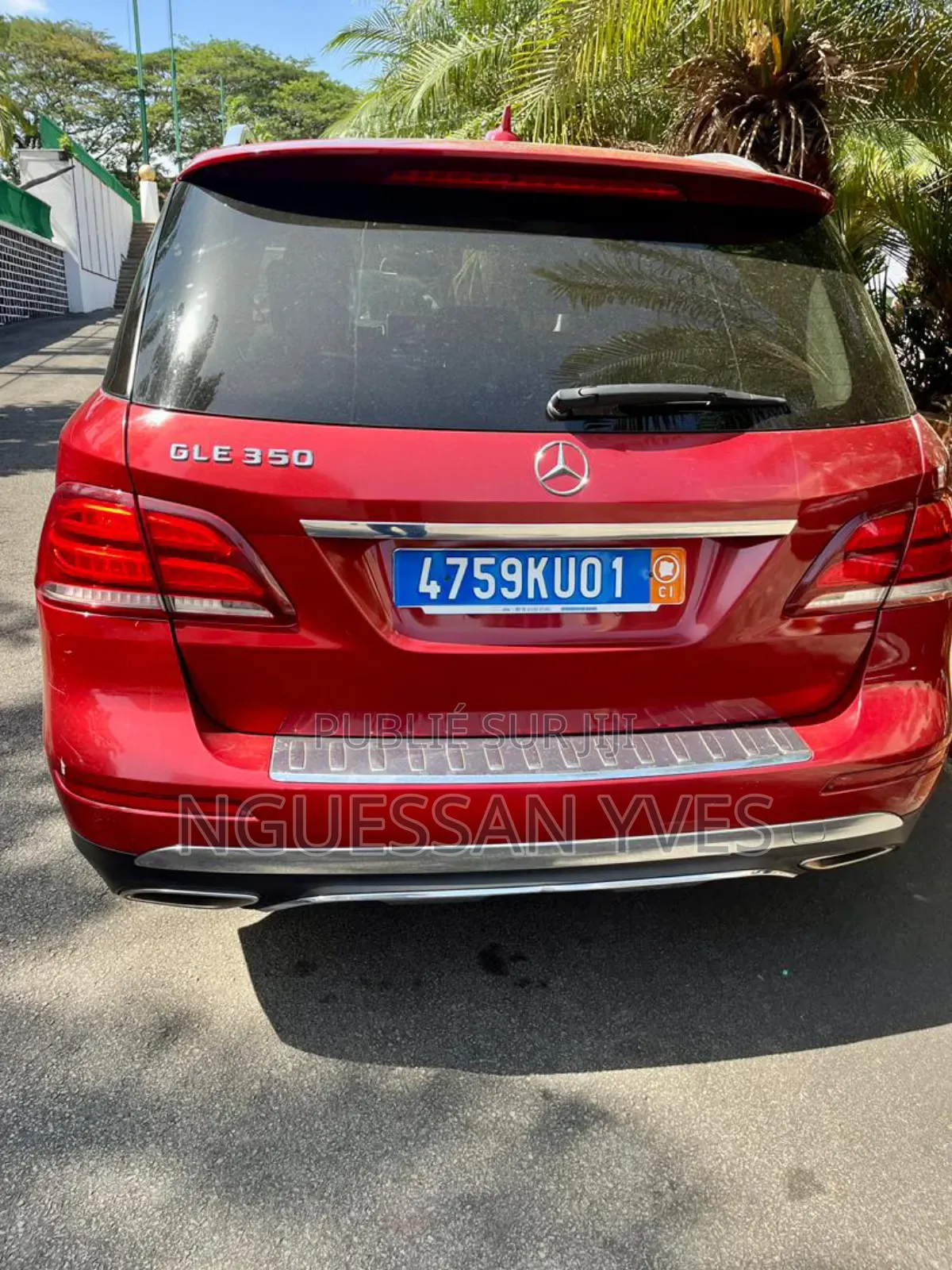 Mercedes-Benz GLE-Class 2018 Rouge