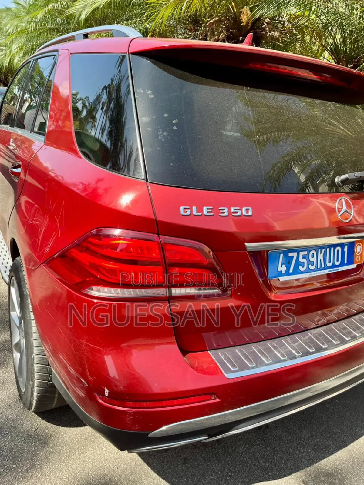 Mercedes-Benz GLE-Class 2018 Rouge