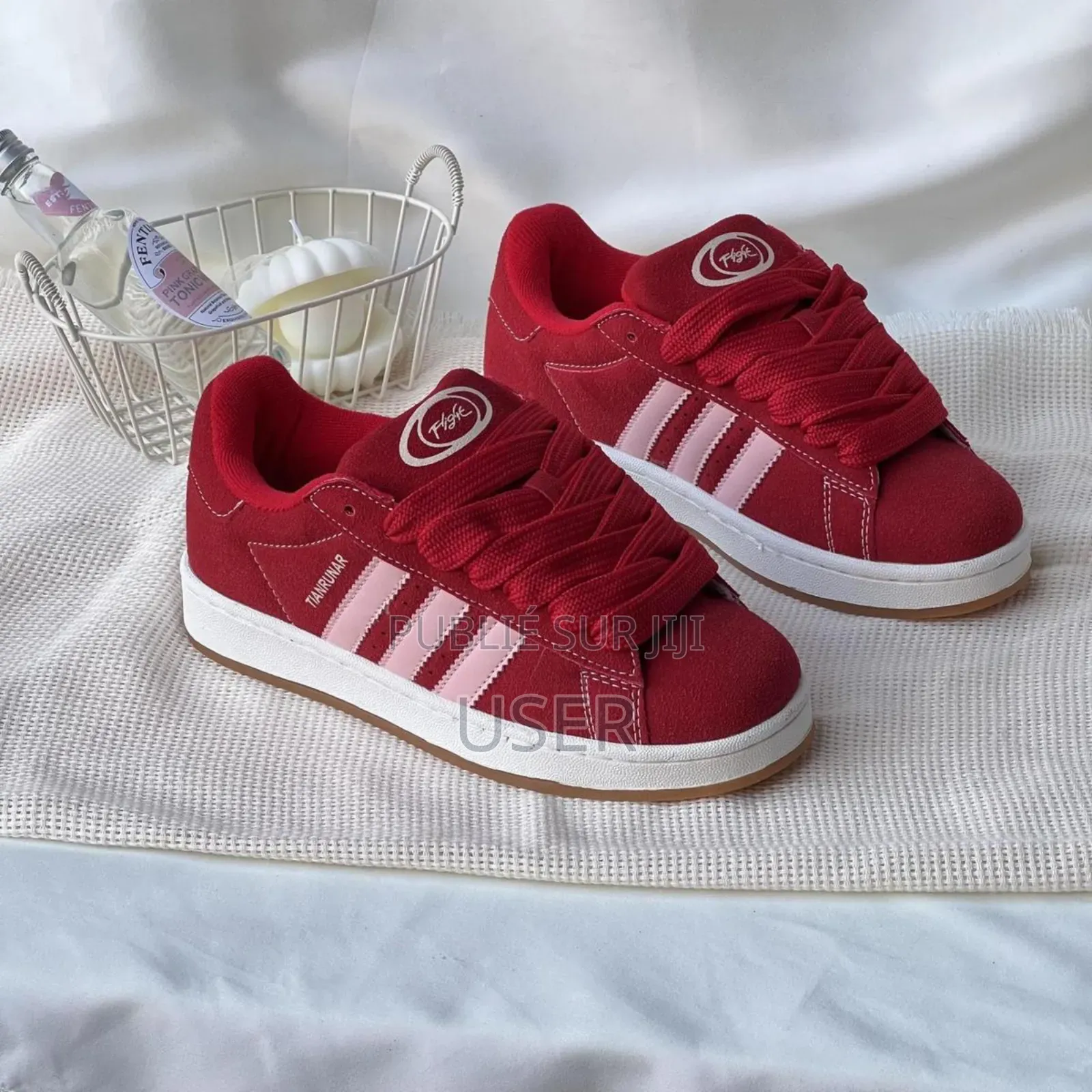 Mocassins Rouges Rétro