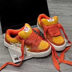 Baskets Rétro en Daim De Style Américain.