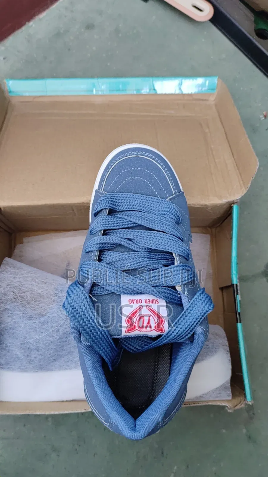 Baskets Rétro en Daim De Style Américain.