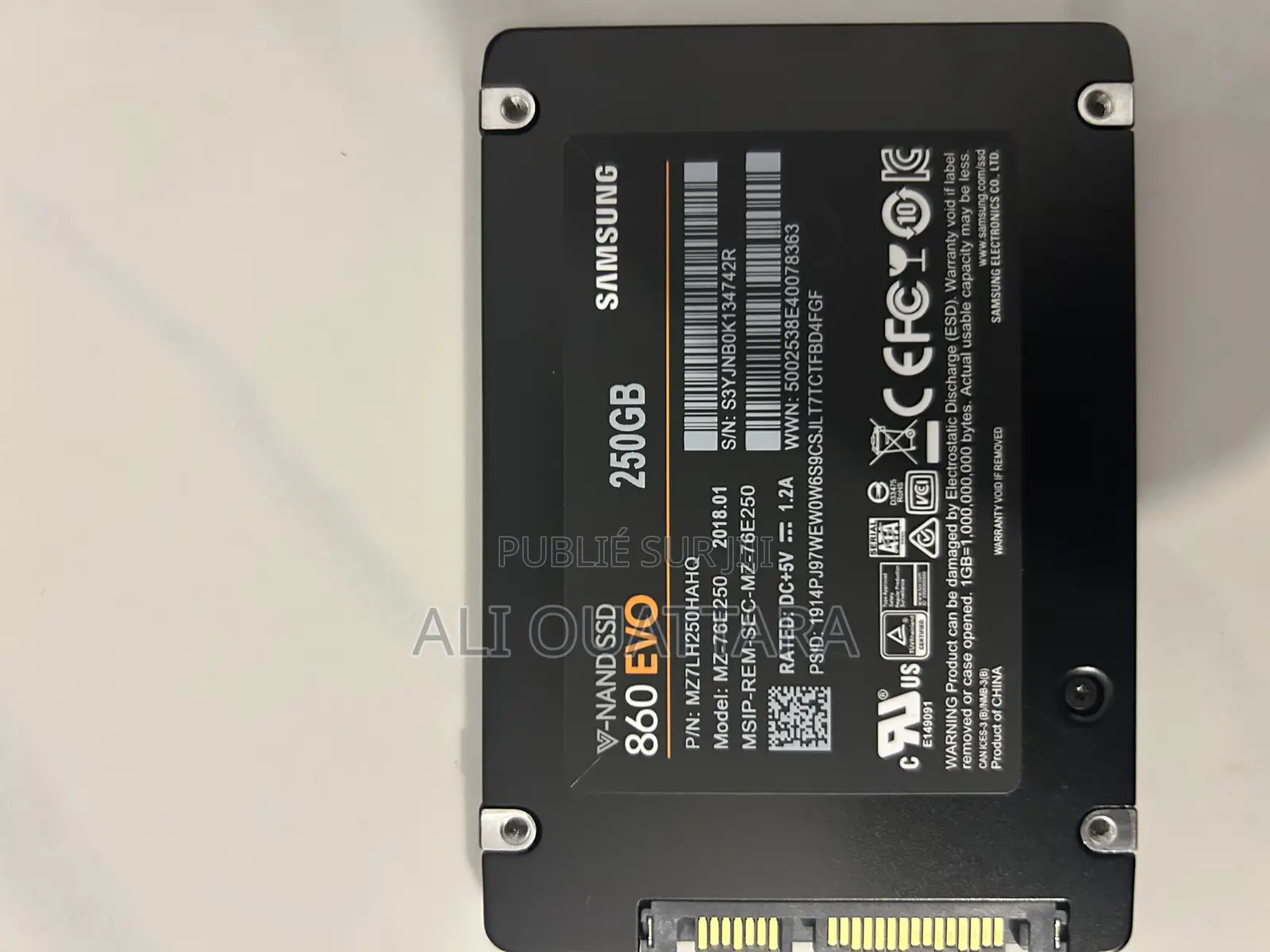 SSD Samsung Evo 860 250g