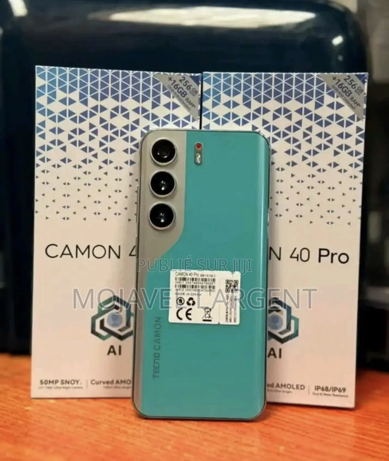Nouveau Tecno Camon 40 Pro 4G 256 GB Bleu