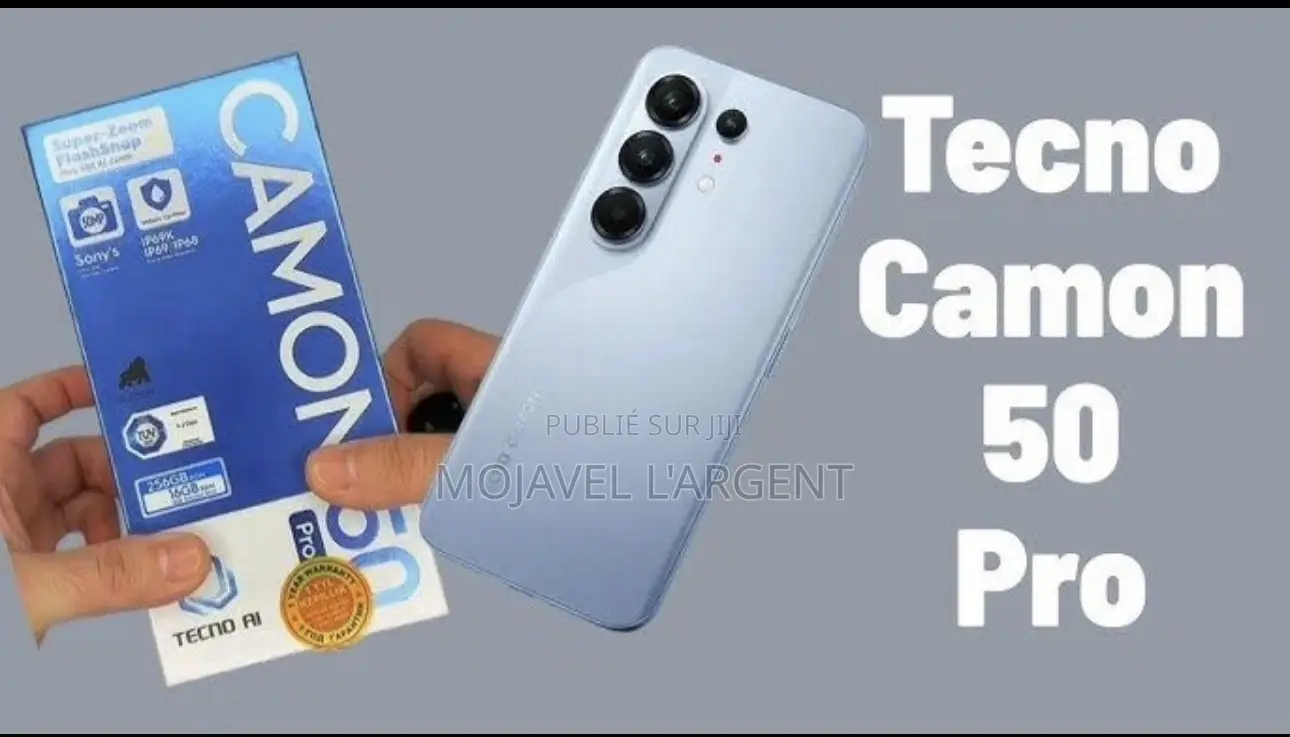 Nouveau Tecno Camon 50 Pro 256 GB Bleu