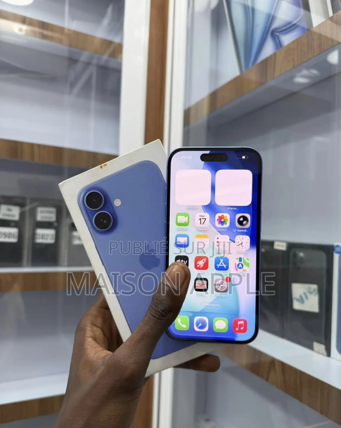 Nouveau Apple iPhone 16 512 GB Bleu