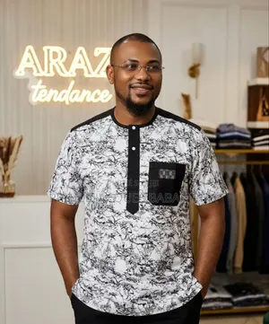 Chemises Manches Courtes, Style Africain