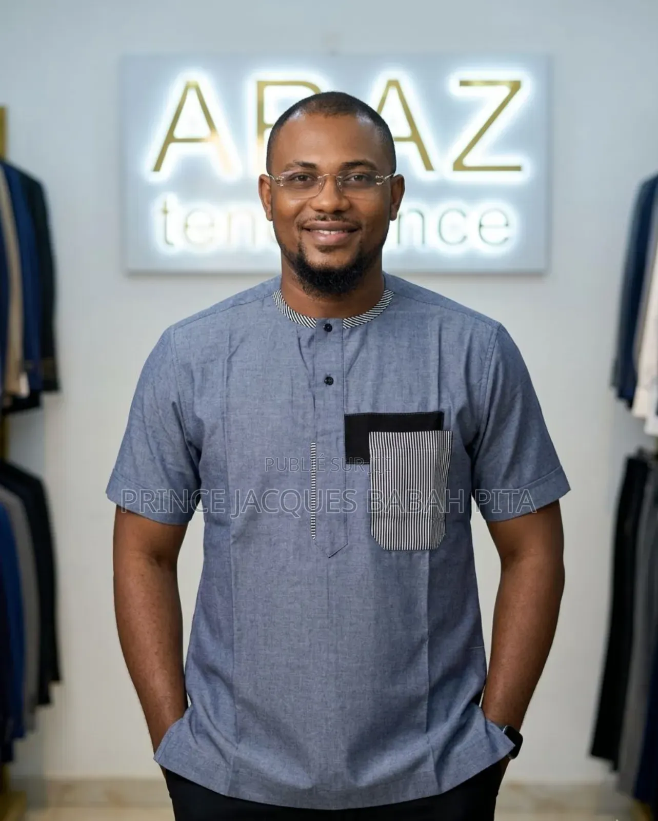 Chemises Manches Courtes, Style Africain