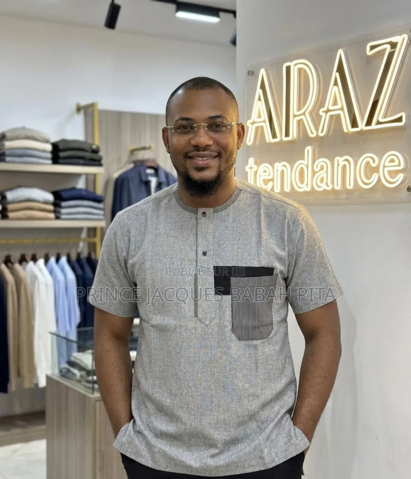 Chemises Manches Courtes, Style Africain