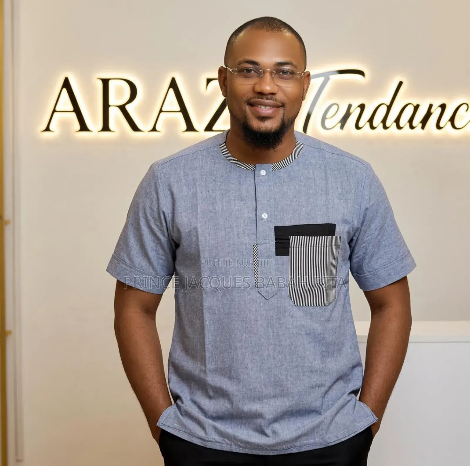 Chemises Manches Courtes, Style Africain