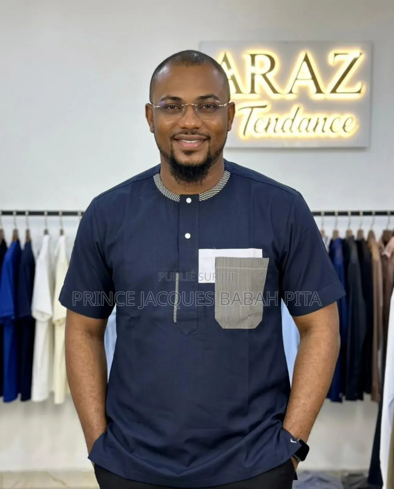 Chemises Manches Courtes, Style Africain