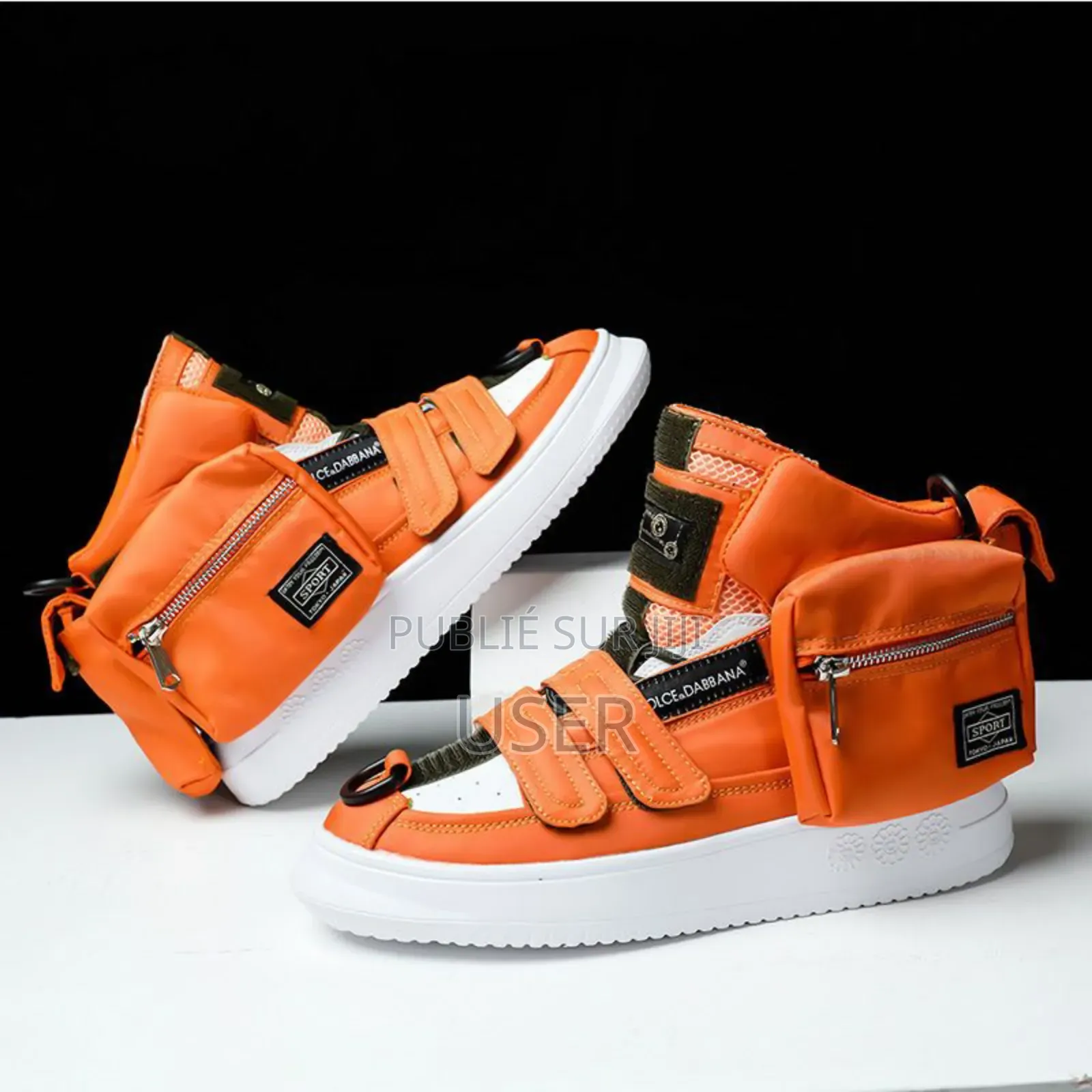 Chaussures Homme Tendance, Chaussures De Travail À Scratch.