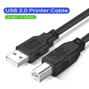 Cable Imprimante Usb 2.0 Vers Usb (1.5 Mètre)