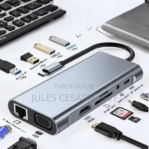 Adaptateur 11 en 1 – Usb Type-C to HDTV