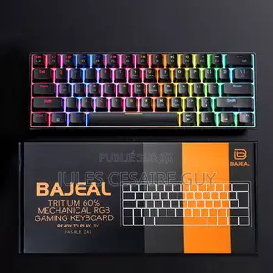 Clavier Mecanique Gaming RGB Filaire Bajeal 60 %