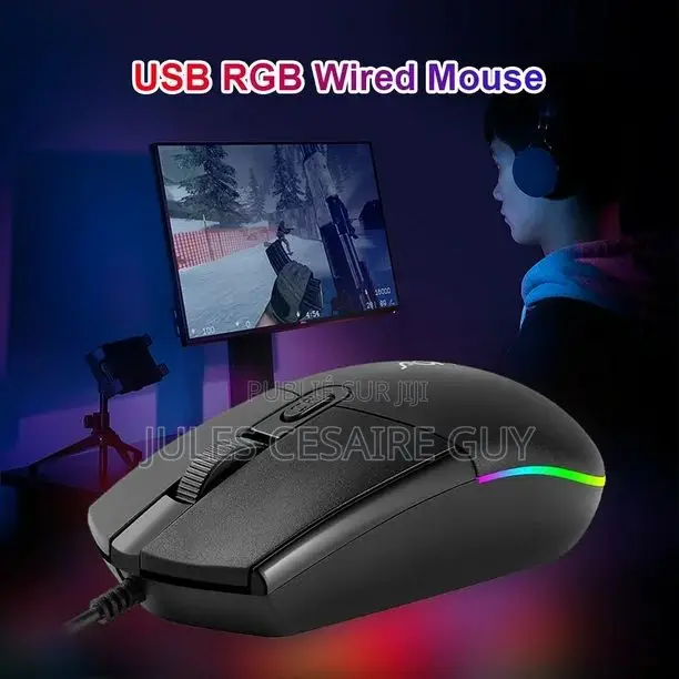 Souris Professionnelle Filaire Lg 100, 4 Boutons, 1600 Dpi