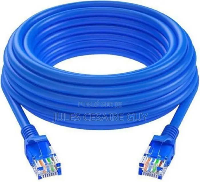 Cable Reseau 50 Mètres Ethernet Rj45 Cat 5e