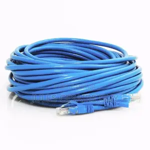 Cable Male Reseau Ethernet Droit Rj45 Cat 5e Blindé 20 M