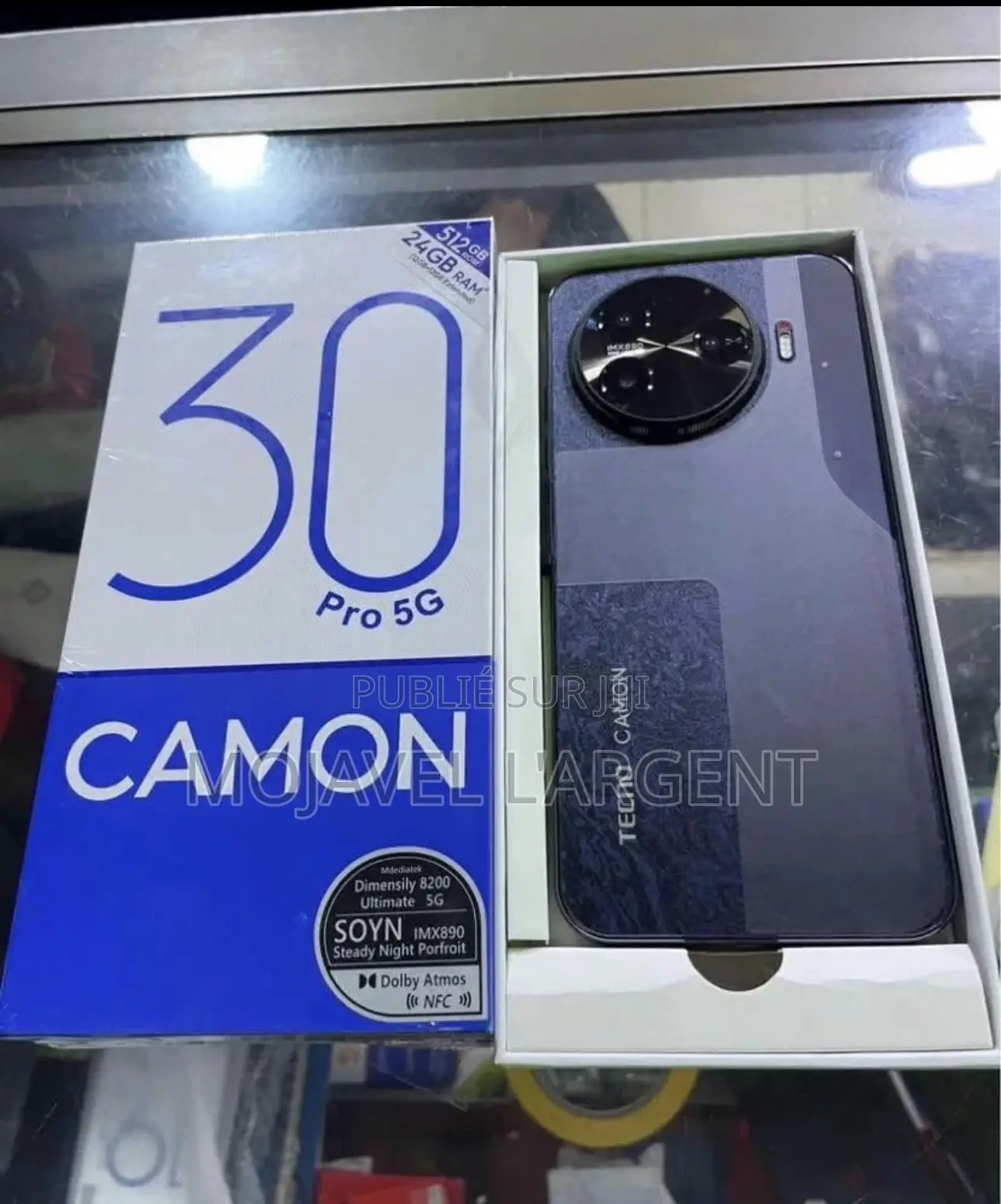 Nouveau Tecno Camon 30 256 GB Noir