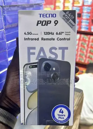 Nouveau Tecno Pop 9 128 GB Noir