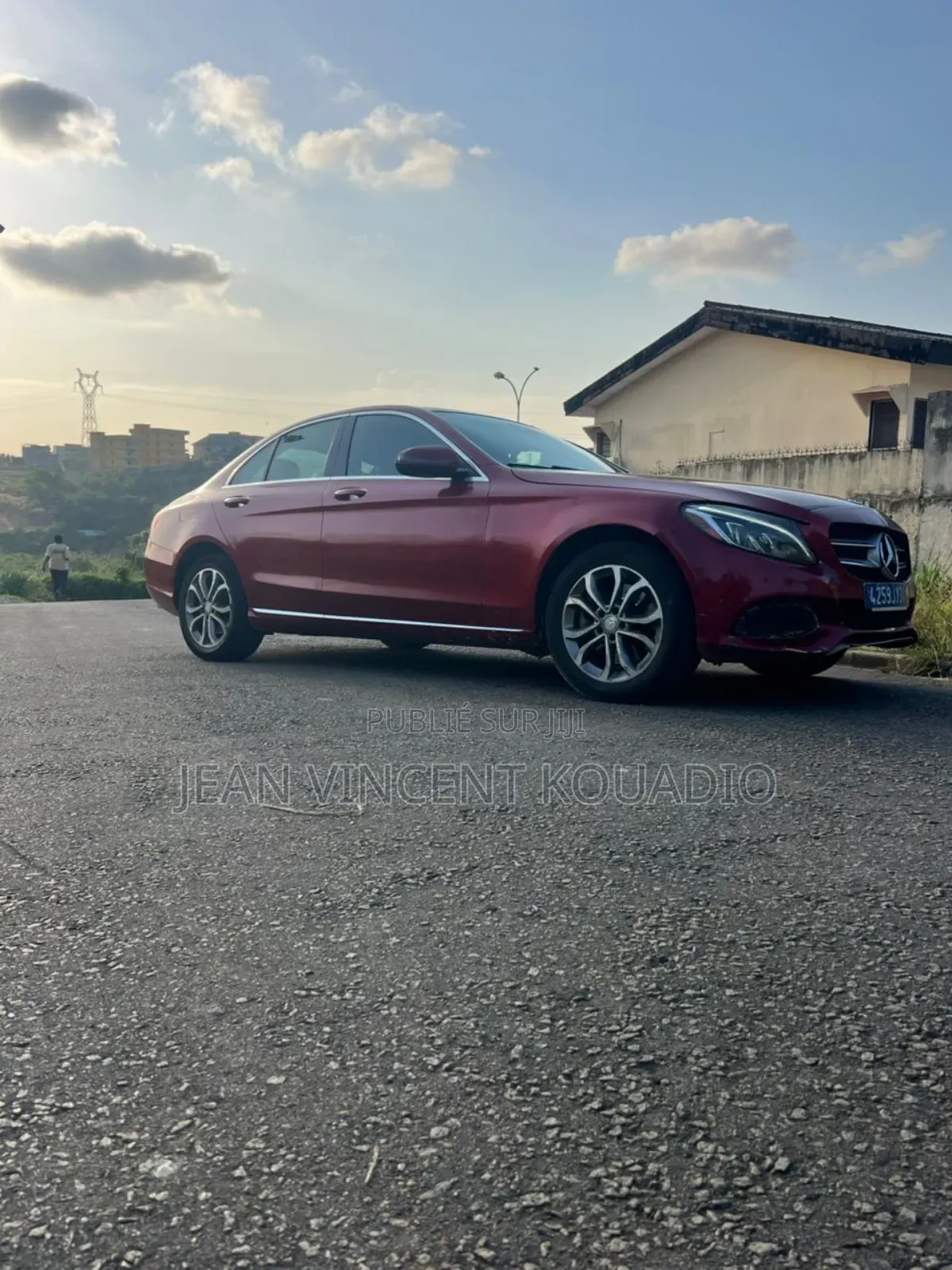 Mercedes-Benz C300 Sport 4Matic Sedan AWD (2.0L 4cyl 7A) 2017 Rouge
