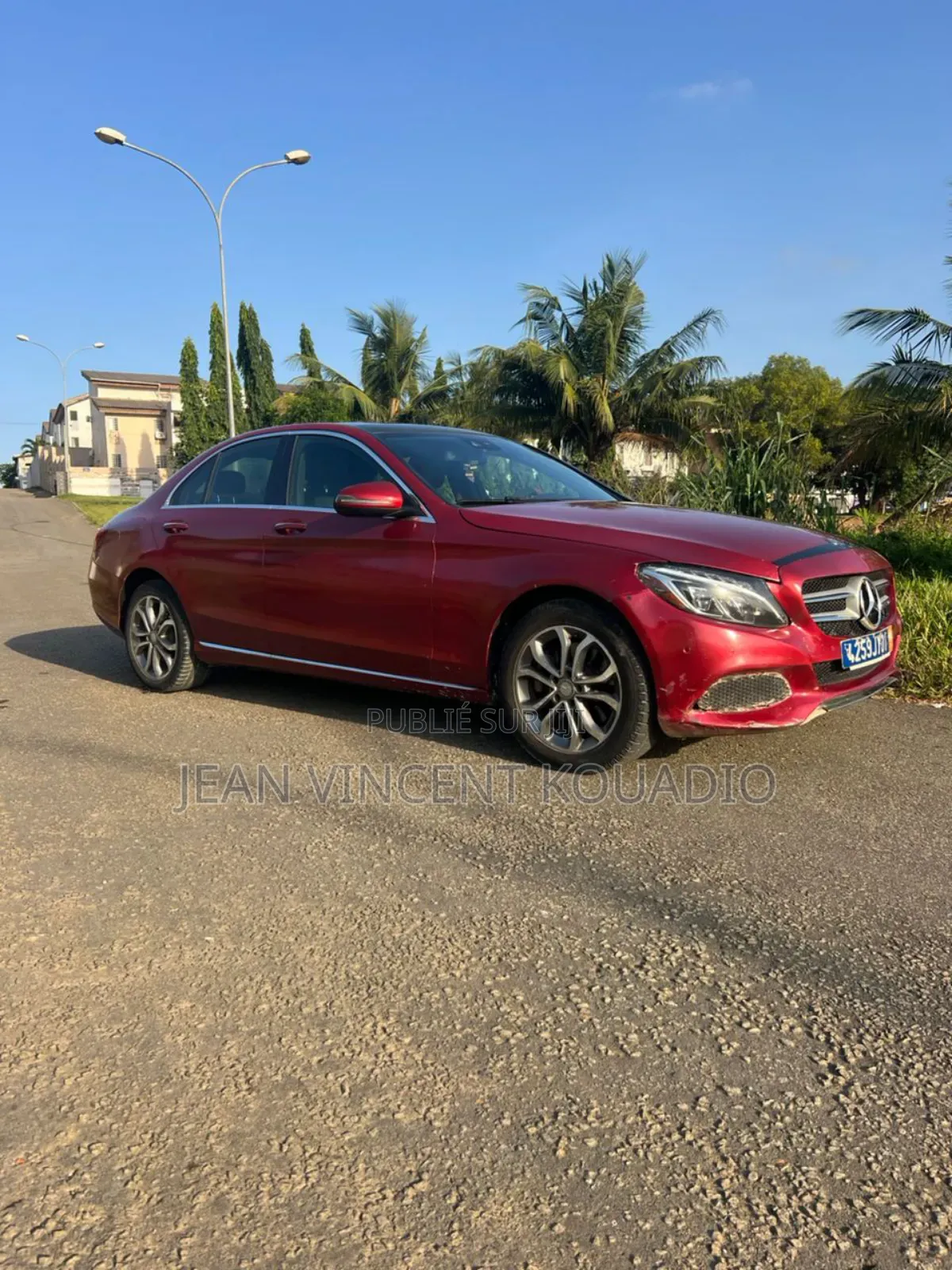 Mercedes-Benz C300 Sport 4Matic Sedan AWD (2.0L 4cyl 7A) 2017 Rouge