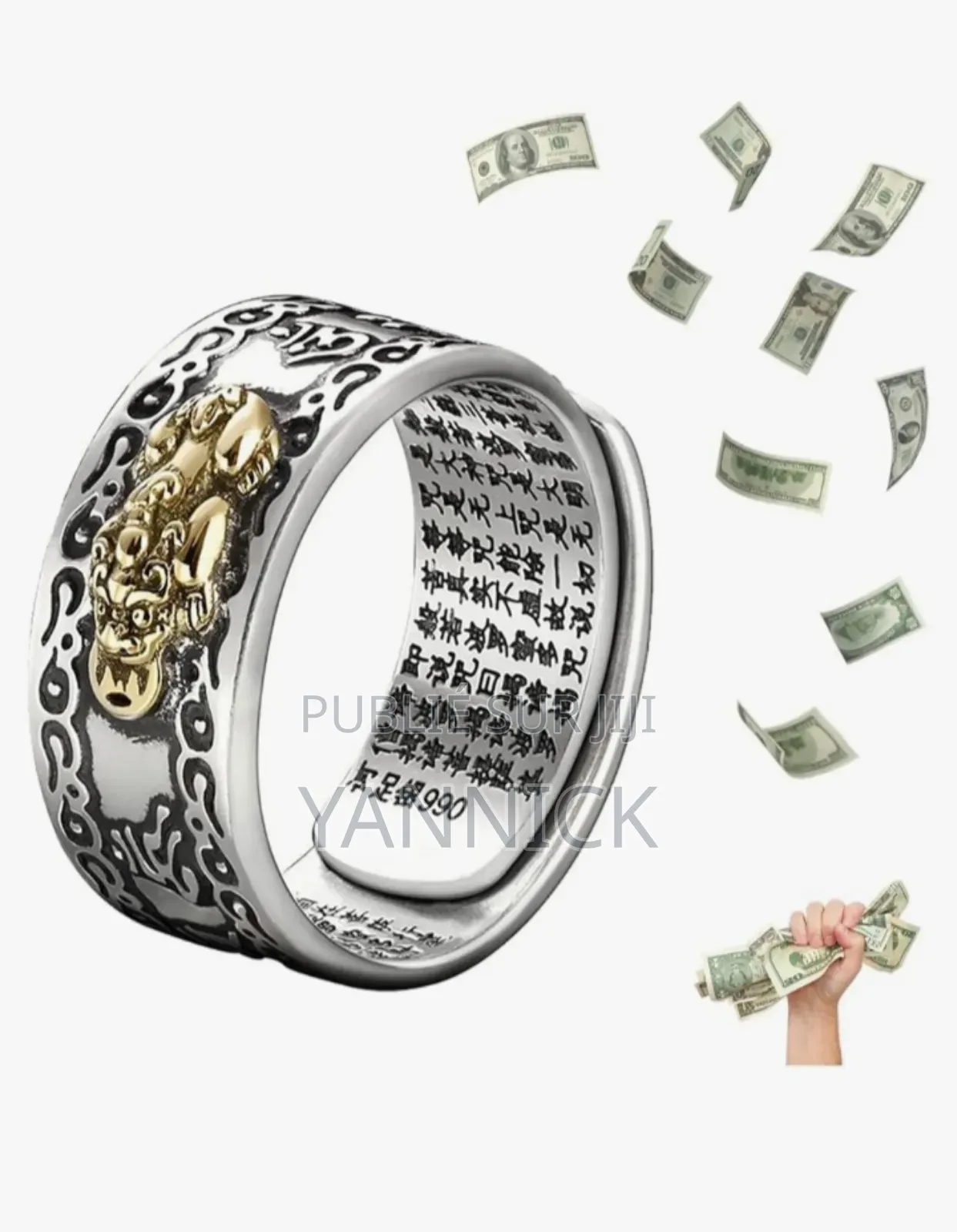 Bague Feng Shui, Attire La Chance Et La Fortune