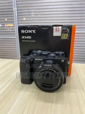 Appareil Photo Hybride Sony Alpha A6400 Noir + E Pz 16-50mm