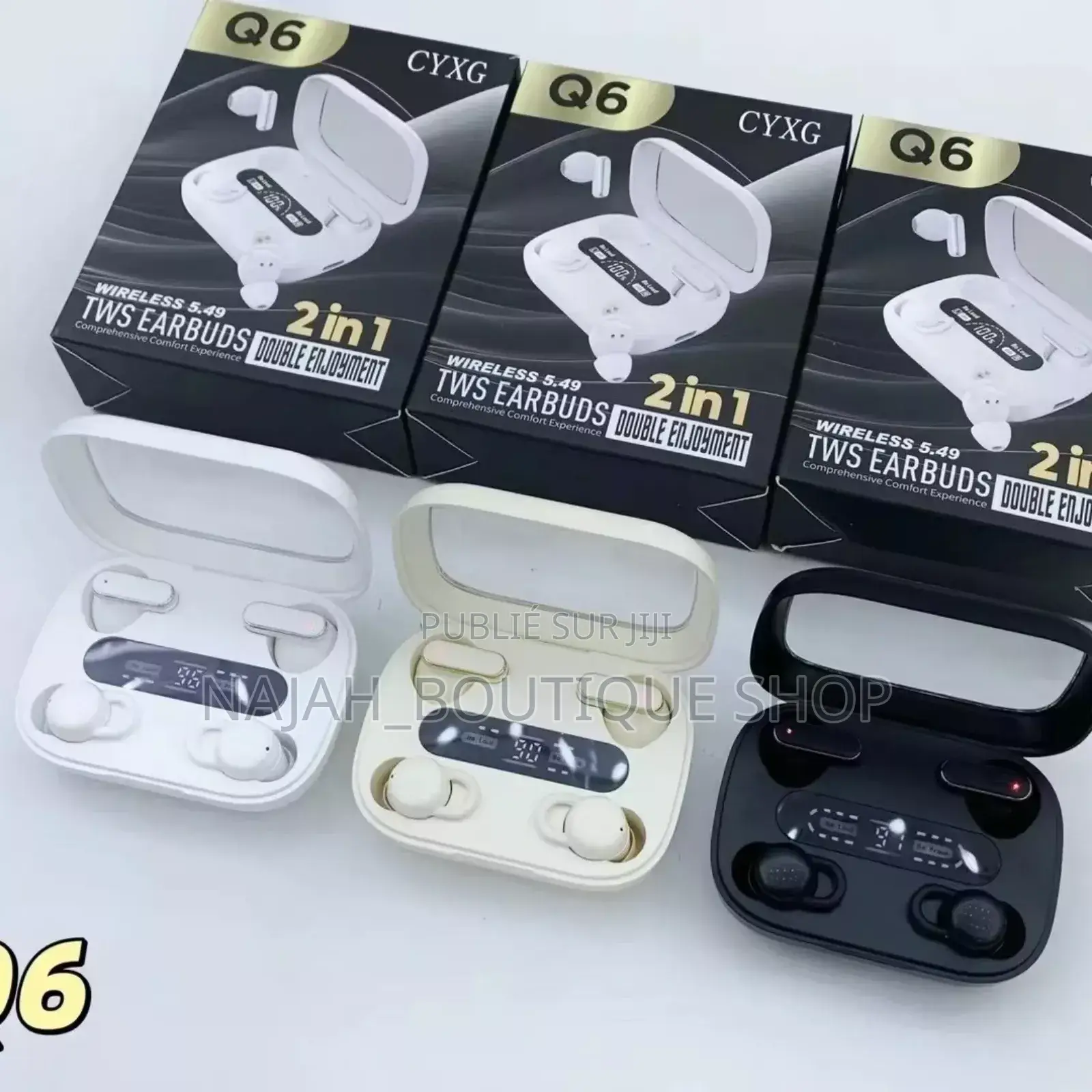 Écouteur Cyxg Q6 / 2en1
