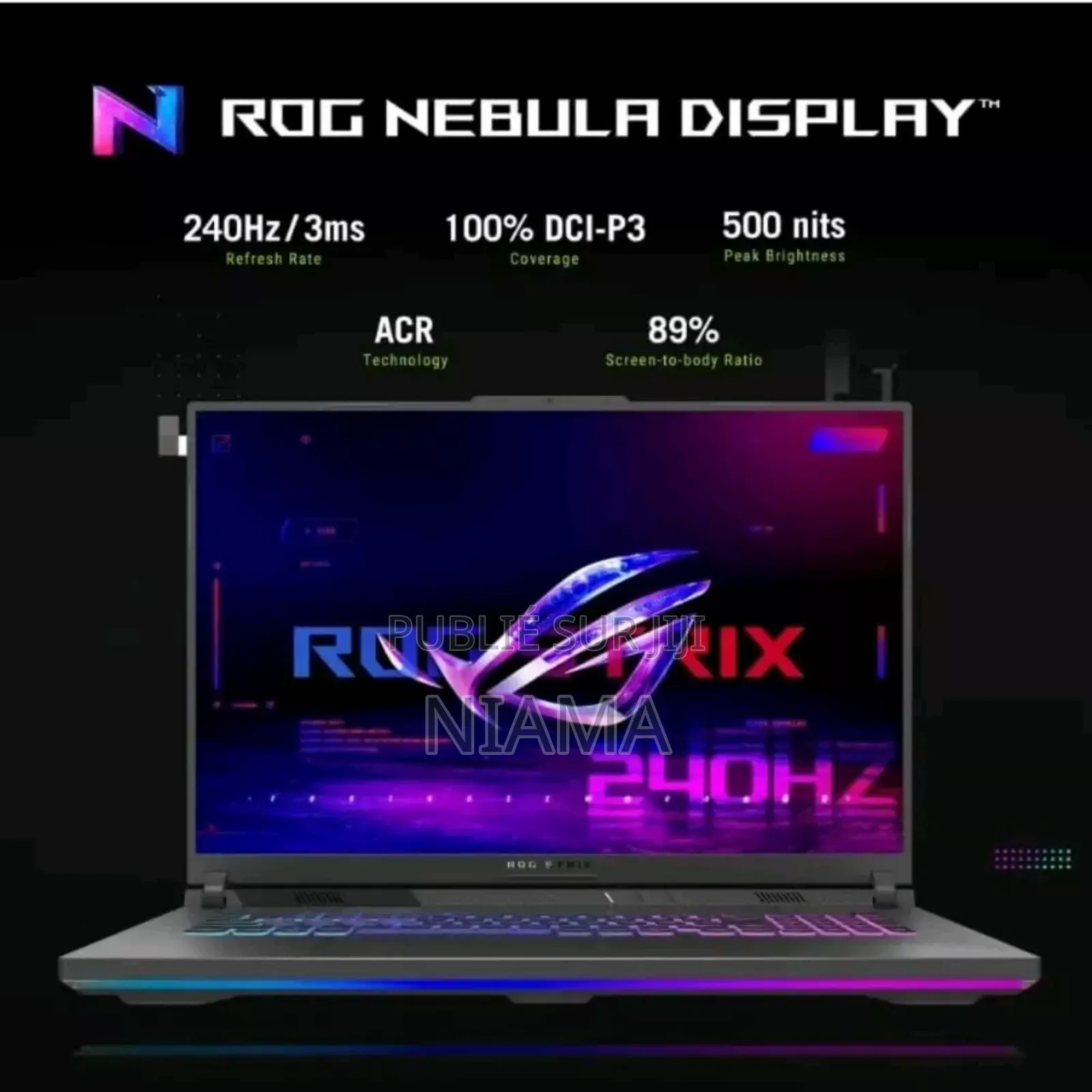 Nouveau Asus ROG Strix G17 32GB Intel Core i9 SSD 1T